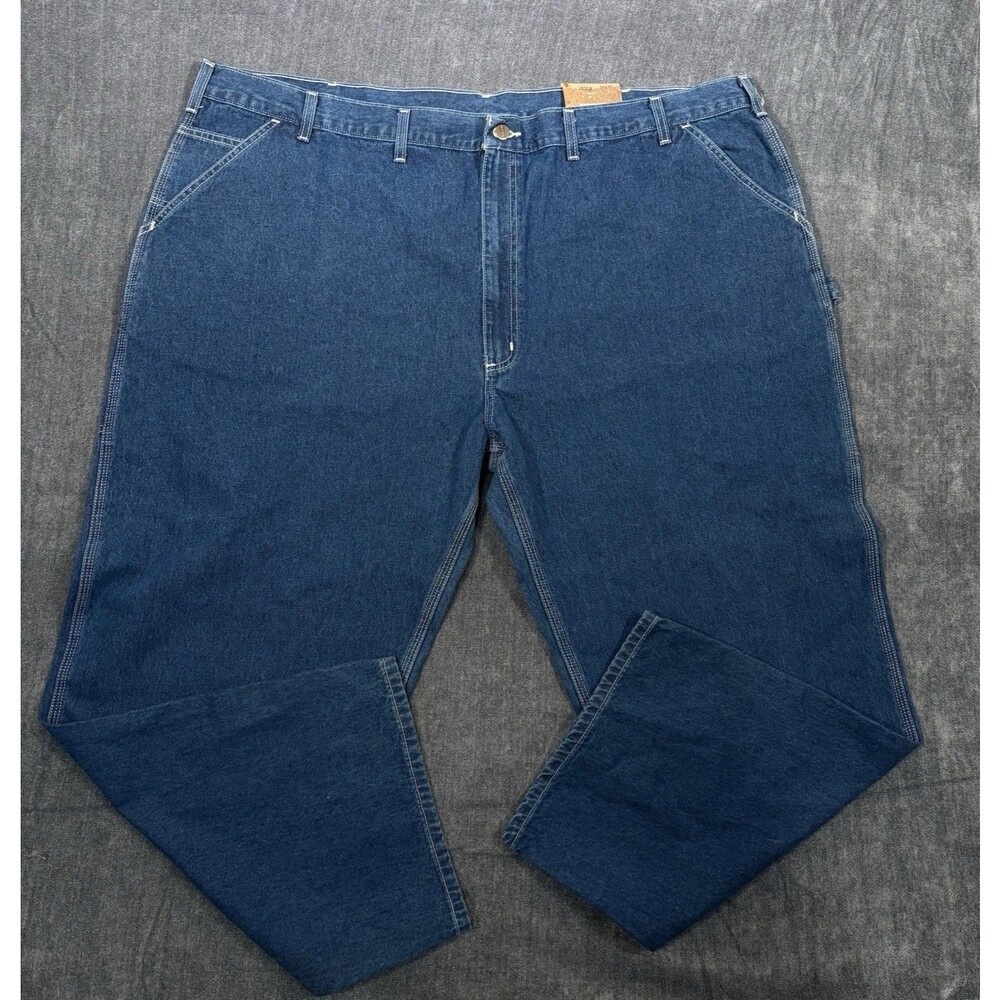 Carhartt B13 DST Original Fit Work Dungaree Jeans Mens 52x30 NWT Carpenter Denim